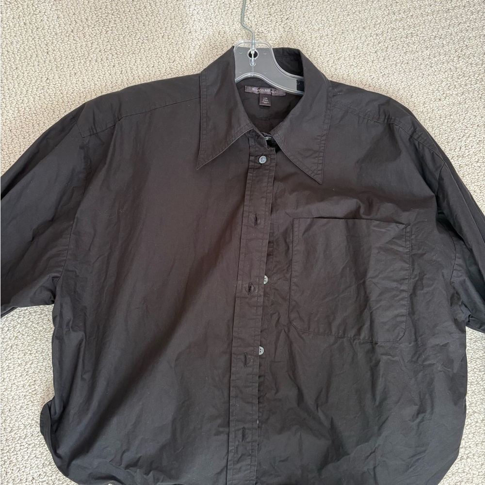 Banana Republic Cropped Oversized Shirt
